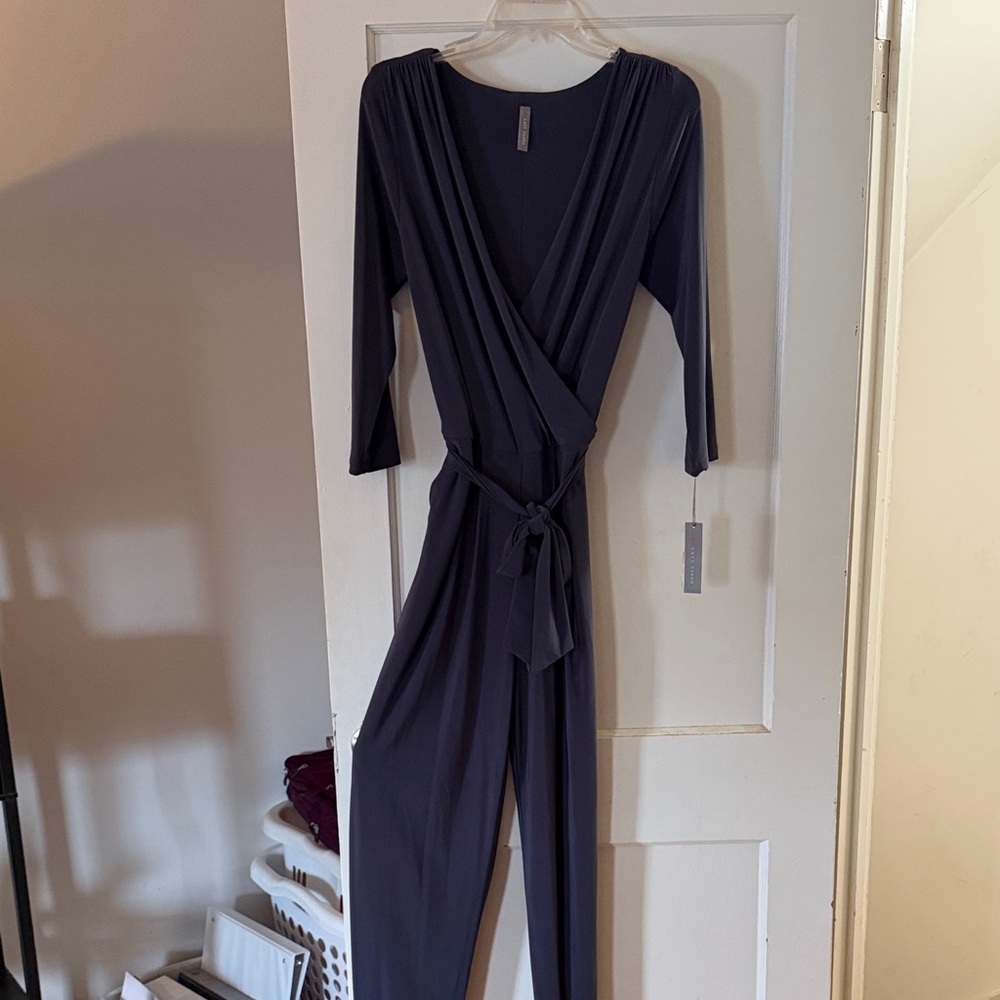 Last Tango Navy Jumpsuit